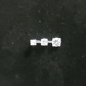 925 3 Stone Necklace Pendant